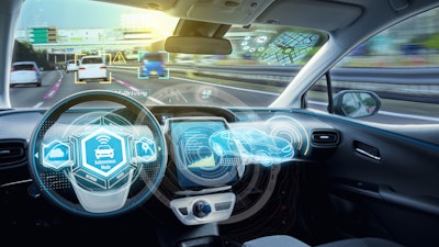 Autonomous car.