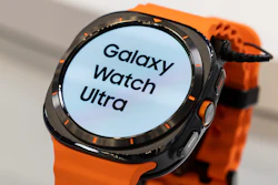 Samsung Galaxy Watch Ultra is displayed during a media preview at Samsung Galaxy Experience space in New York.