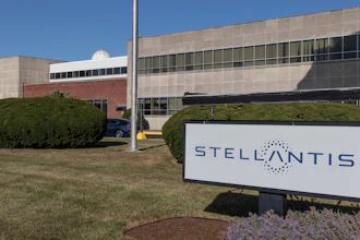 Stellantis logo.