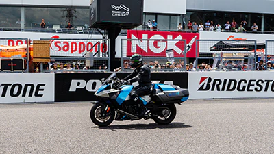 Kawasaki Motors conducted a public demonstration run of a hydrogen ICE motorcycle on July 20, 2024, at Suzuka Circuit in Japan.