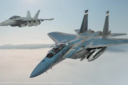 The F-15EX Eagle II and F/A-18E/F Super Hornet fighter aircraft.