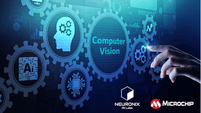 Microchip Technologies and Neuronix AI Labs logos.