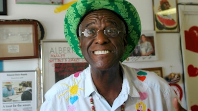 Wally Amos in his home office, Kailua, Hawaii, June 12, 2007.