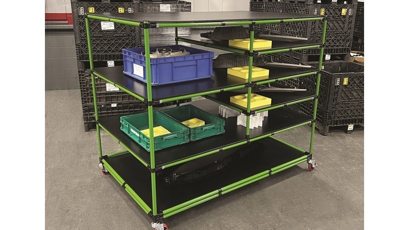 Multi-level Kitting Cart From: Creform | Industrial Equipment News