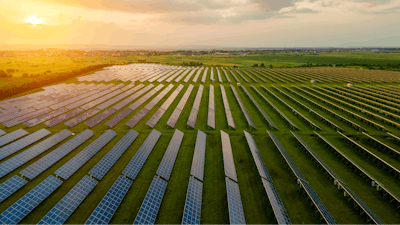 Field of solar panels.