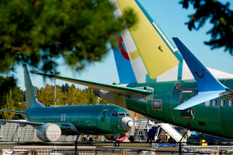 Unpainted Boeing 737 Max aircraft are seen on Sept. 24, 2024, at the company's facilities in Renton, Wash.