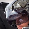The helmet display of an F-35 pilot.