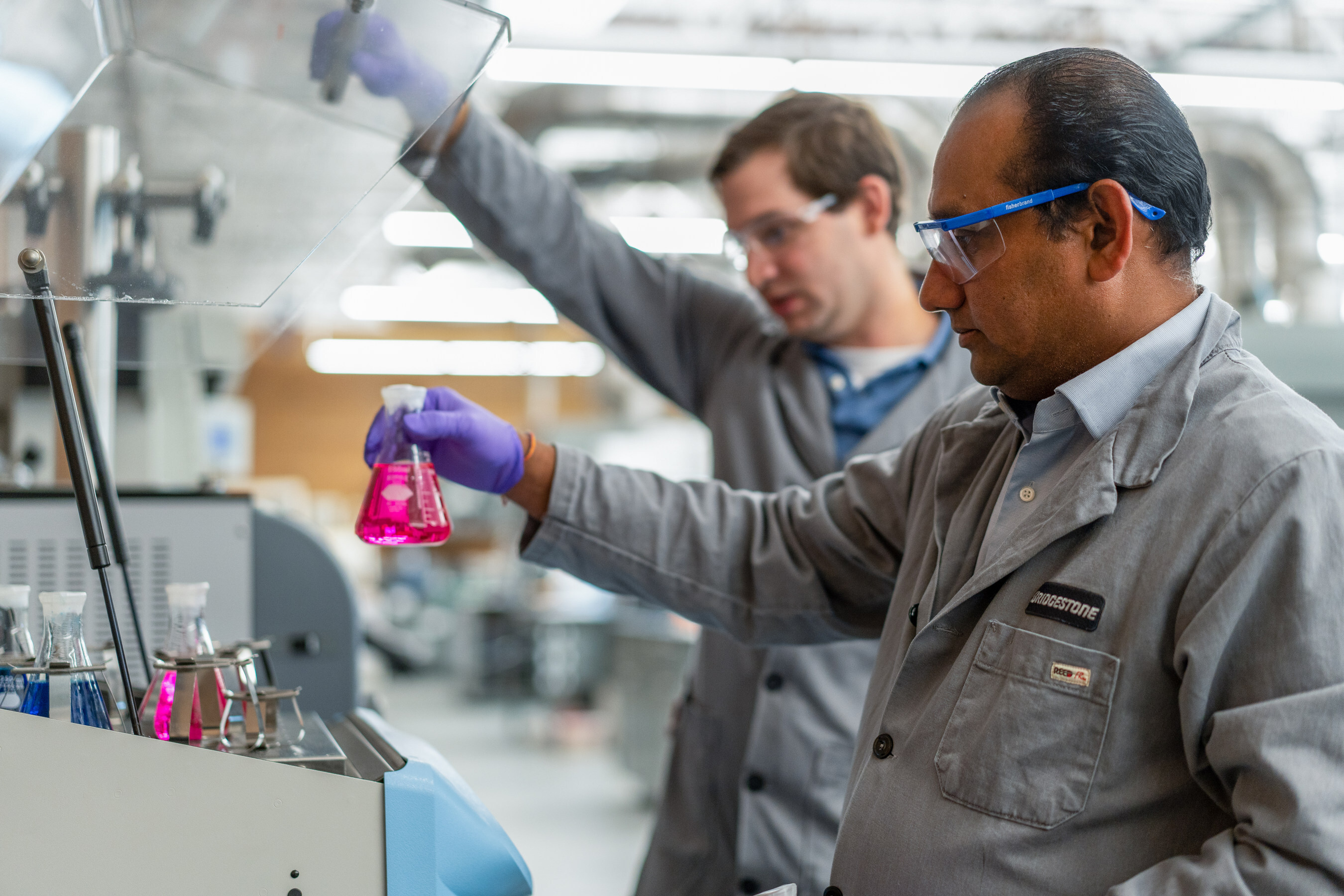 Bridgestone teammates in Akron, Ohio.