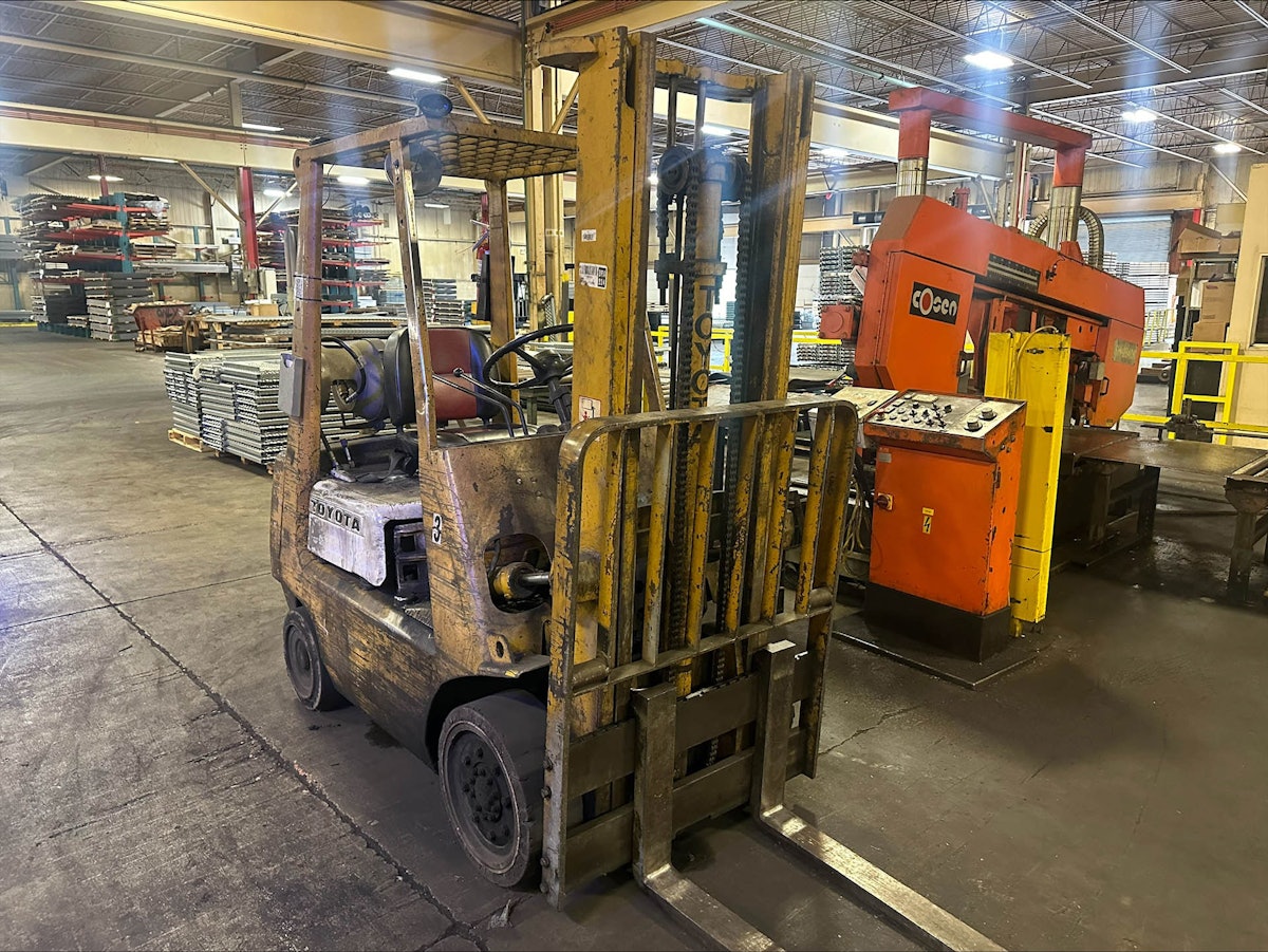 Oldest Operating Toyota Forklift Found in Burlington, Ontario