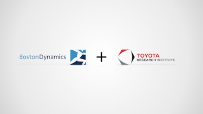 Boston Dynamics and Toyota Research Institute logos.