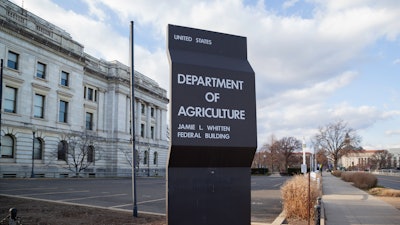 The U.S. Department of Agriculture building.
