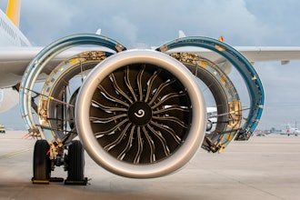 An aircraft turbine engine.