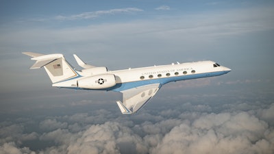 A U.S. Air Force jet.