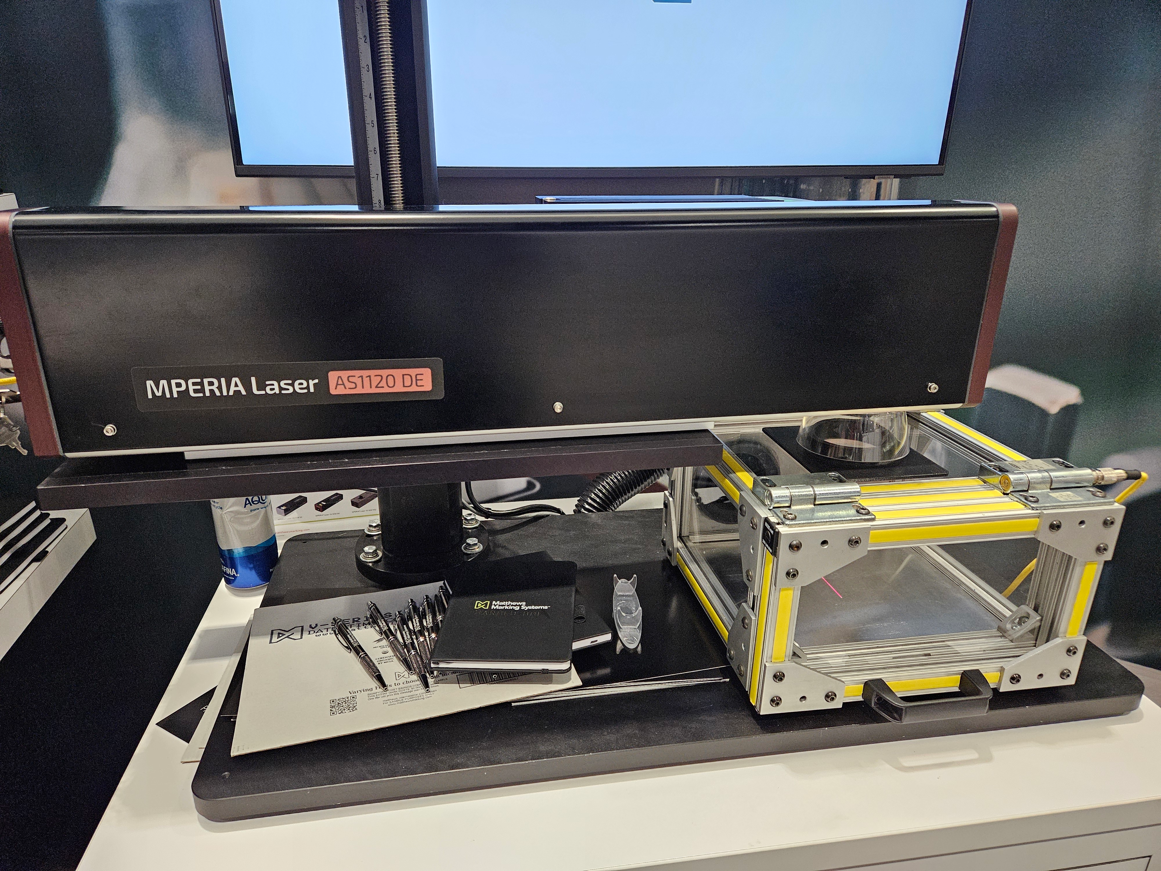 The MPERIA Laser at PACK EXPO 2024 in Chicago.