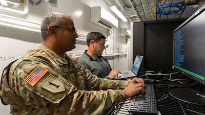 Constellation researchers and performers from industry and U.S. Army Cyber Command deploy cyber analytic applications via CANDOR in an operational test environment.