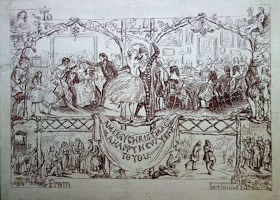 A Christmas card.