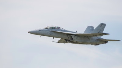 The U.S. Navy's F-18 Super Hornet.
