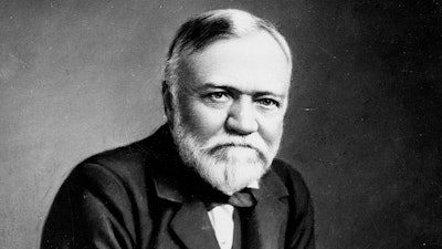 Industrialist and steel magnate Andrew Carnegie is seen in this undated photo.