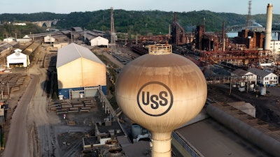 This is a portion of US Steel's Edgar Thomson Works in Braddock, Pa., on Sunday, Apr., 28, 2024.
