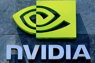 A sign for a Nvidia building is shown in Santa Clara, Calif., May 31, 2023.