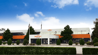 A rendering of the Boviet Solar plant in Greenville, North Carolina. ARCO/Murray is leading facility design and construction.
