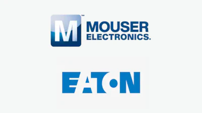 The Mouser Electronics and Eaton logo.