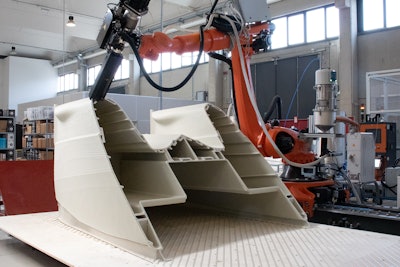 The boat serves as a proof of concept of how advanced 3D printing processes can accelerate production times, minimize material waste, and enable the creation of high-quality floating structures.