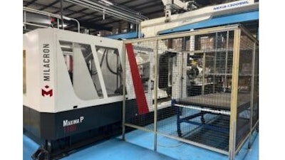 Mack’s Statesville, N.C., facility received two new presses, including this 1100-ton Milacron.