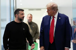 President Donald Trump meets with Ukraine's President Volodymyr Zelenskyy at Trump Tower, Sept. 27, 2024, in New York.