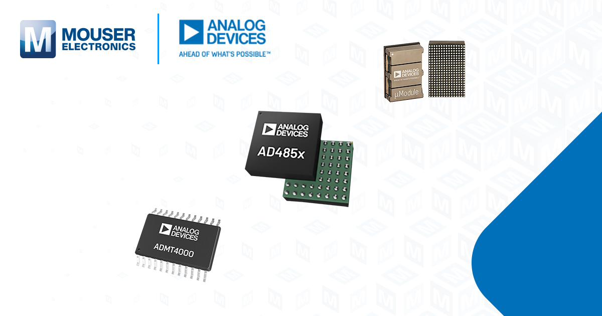 Mouser Electronics' Analog Device offerings.