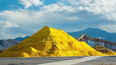 Sulfur Pile