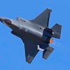 U.S. Air Force fighter aircraft F-35 performs aerobatic maneuvers on the third day of the Aero India 2025, a biennial event, at Yelahanka air base in Bengaluru, India, Wednesday, Feb. 12, 2025.