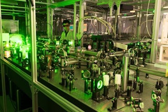 Shoujun Wang does research on high energy density laser-created plasma physics at Colorado State University’s Laboratory for Advanced Lasers and Extreme Photonics.