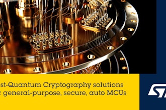 STMicroelectronics cryptography accelerator.
