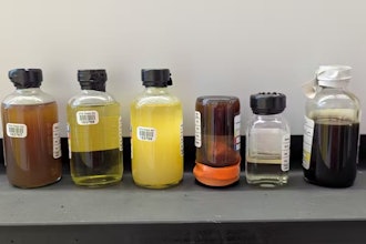 Pyrolysis oils have unique chemical compositions depending on the type of plastics used to create them.