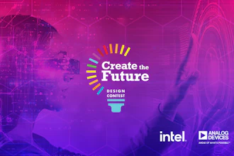 Mouser's Create the Future Design Contest banner.