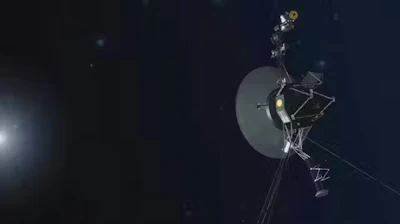 Voyager 1, shown in this illustration, has operated for decades thanks to a radioisotope power system.