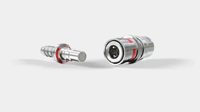Stäubli's non-spill fluid connectors for data centers are adapted to connect cold plates with manifolds in thermal management applications.