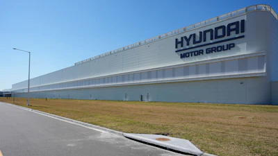 The Hyundai Motor Group Metaplant America is seen, March 26, 2025, in Ellabell, Ga.