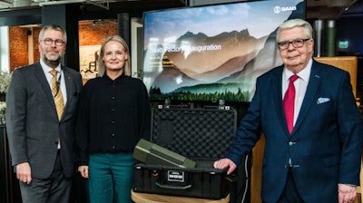 Finland’s Minister of Finance and Deputy Prime Minister, Riikka Purra, and Mayor of Tampere, Kalervo Kummola