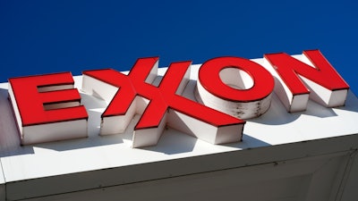 This is the sign on a Exxon gas station in Pittsburgh on Wednesday, Oct. 9, 2024.