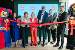The Boston LEGO Hub ribbon cutting ceremony.