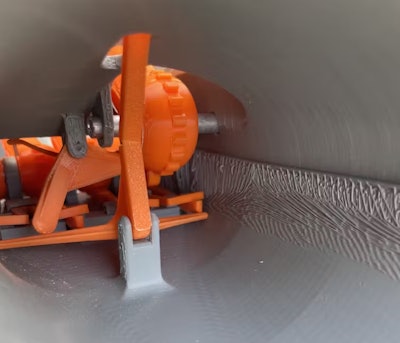 The thin rod of the main release lever snapped in this model.