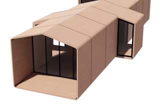 The Compact House is made using ultra-high-performance concrete.