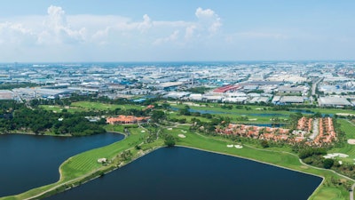 Approximately 3.8% of tenants at Amata's Chonburi flagship site come from the U.S.