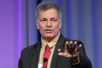 Wyoming Gov. Mark Gordon speaks at the 2024 summer meeting of the National Governors Association, July 11, 2024, in Salt Lake City.