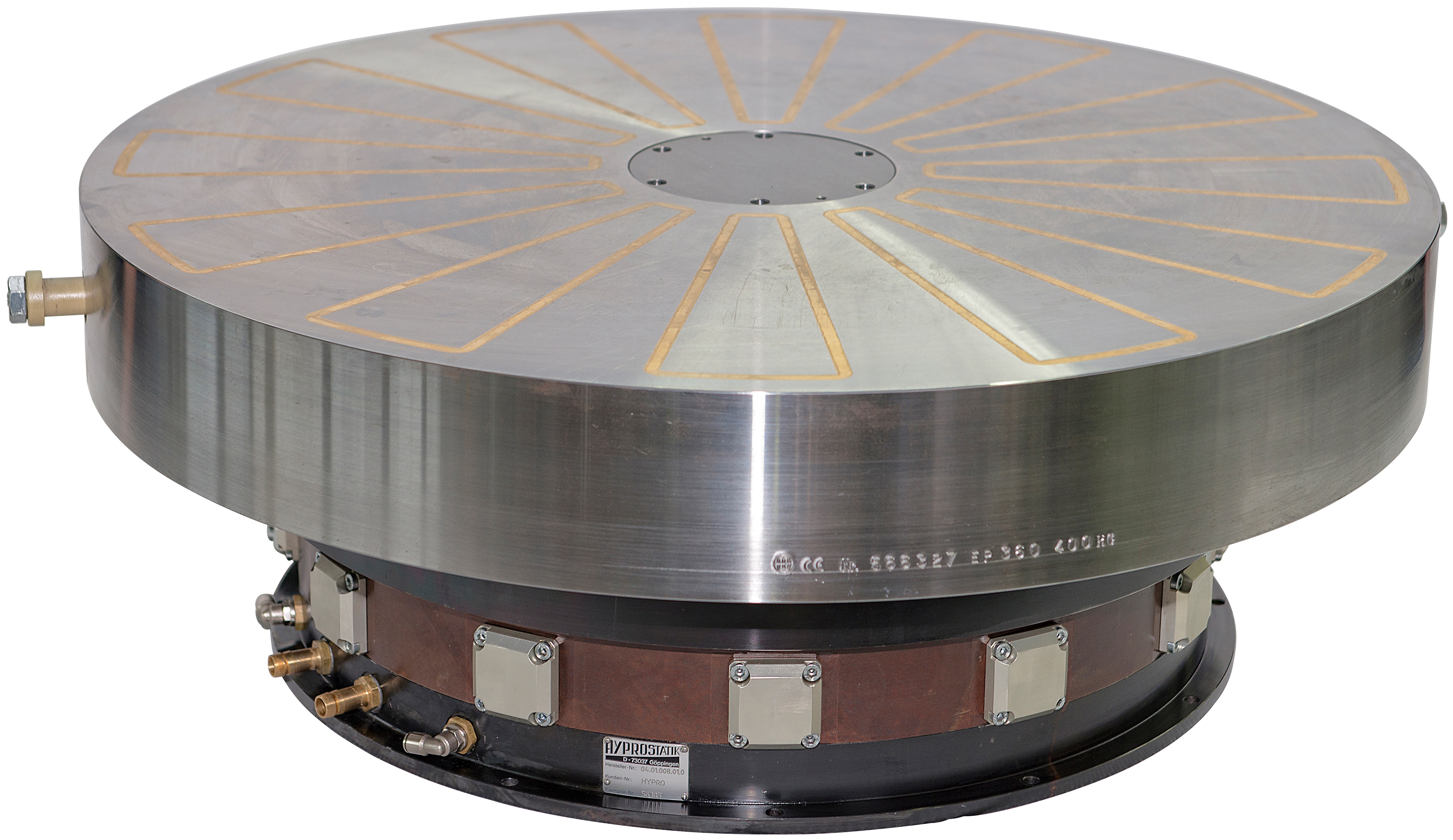 Even at higher speeds, rotary tables with hydrostatic bearings prove to be extremely thermally stable.