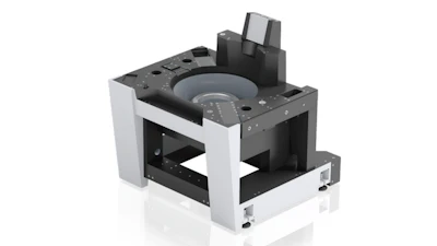 Schneeberger is opening a new mineral casting facility in South Carolina. Mineral cast, also known as polymer concrete, combines quartz aggregate and industrial-grade epoxy in application-specific recipes to make machine bases like this.