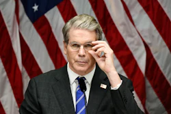 U.S. Treasury Secretary Scott Bessent during a press conference after the trade talks between the U.S. and China in Stockholm, Sweden, Tuesday, July 29, 2025.