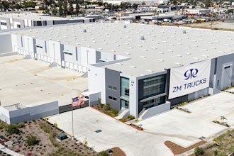 Aerial view of ZM Trucks manufacturing facility.